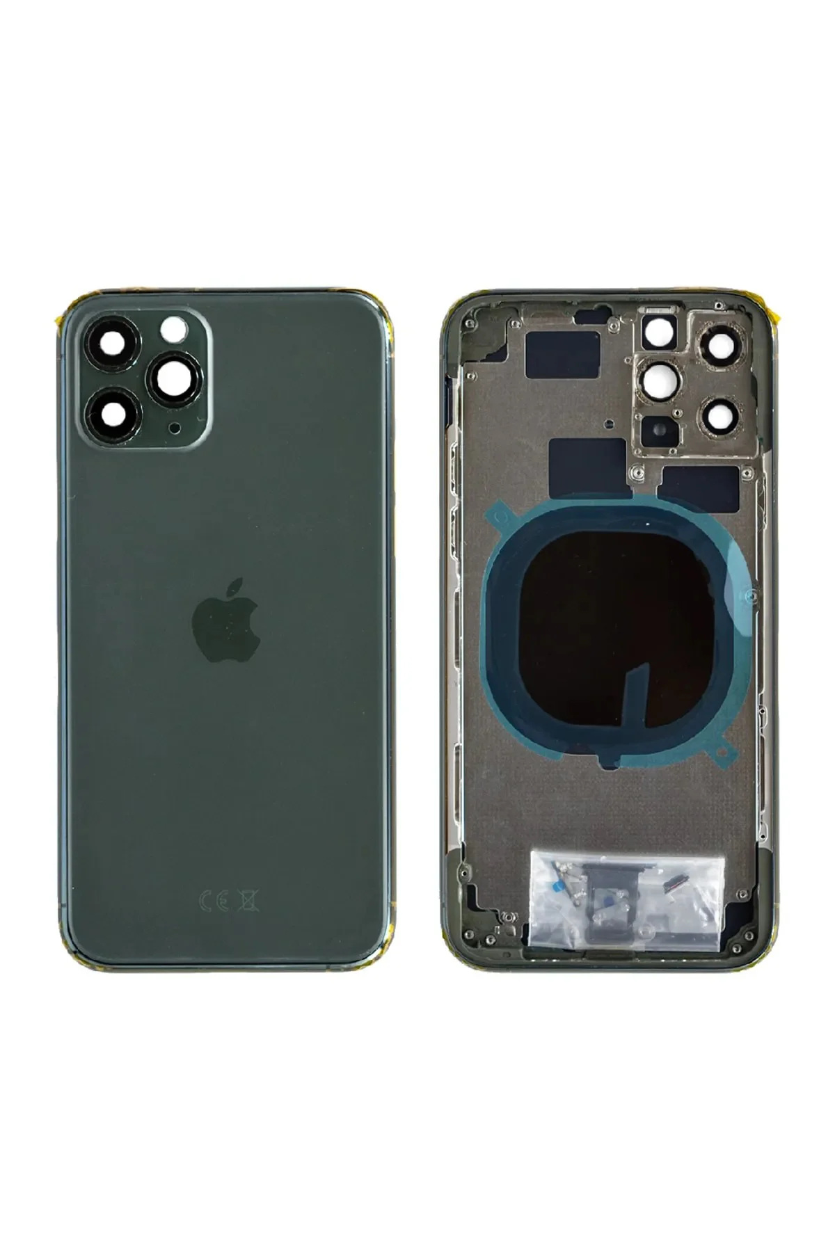Iphone 11 Pro Boş Kasa + Kapak Yeşil Iphone 11 Pro Boş Kasa + Kapak Yeşil