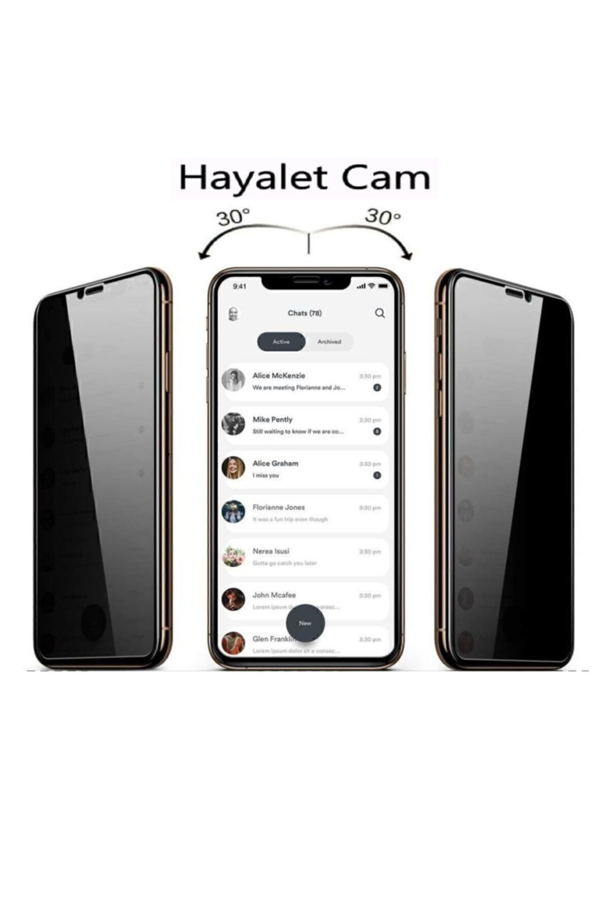 Iphone 11 Pro Gizli Hayalet 5d Kırılmaz Cam Ekran Koruyucu