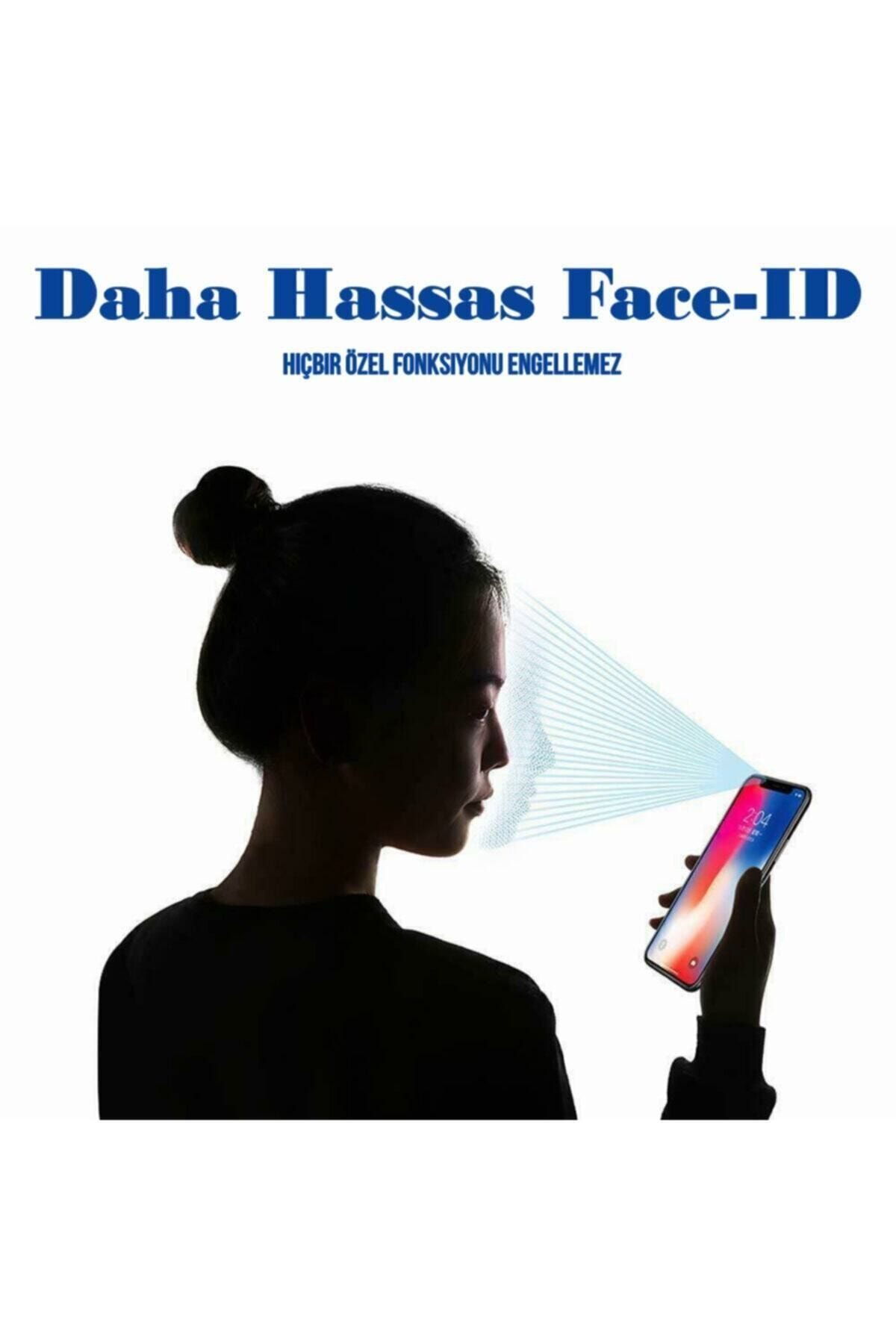 Iphone 11 Pro Geniş Kavisli Tam Kaplayan 5d 6d Kırılmaz Cam ( Siy