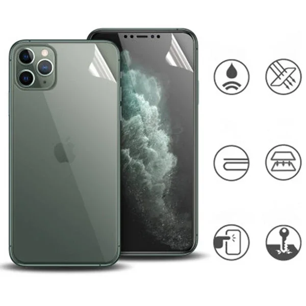 iPhone 11 Pro Hidrojel Full Koruyucu Film Seti - Çizilmeye Karşı Nano Ekran Koruması
