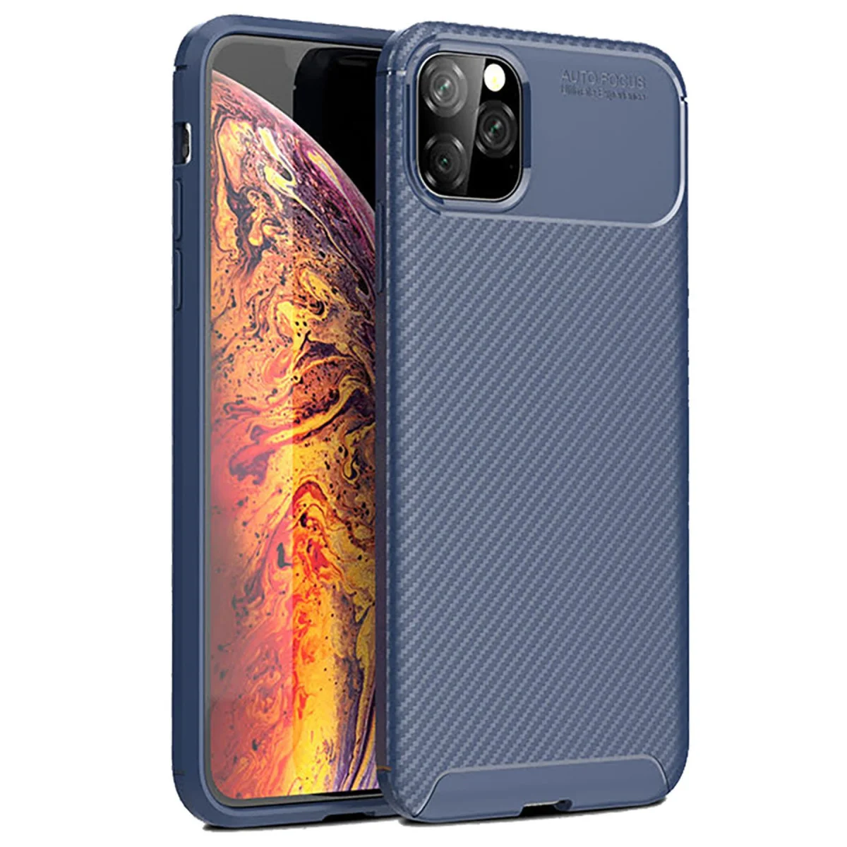 iPhone 11 Pro Karbon Kılıf Auto Focus - Maksimum Koruma ve Stil