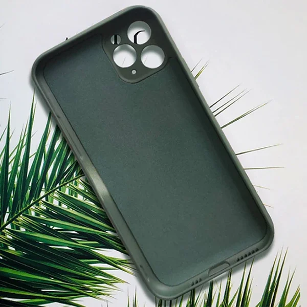 iPhone 11 Pro Kılıf Kadife Silikon Kamera Koruyucu - Darbeye Dayanıklı Lansman Kılıfı