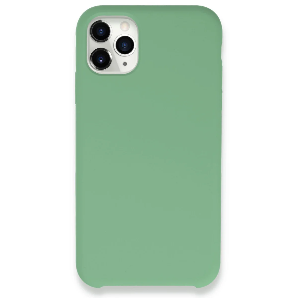 iPhone 11 Pro Lansman Legant Silikon Kılıf - Yeşil, Çizilmelere Karşı Süet İçi Güvenli Koruma