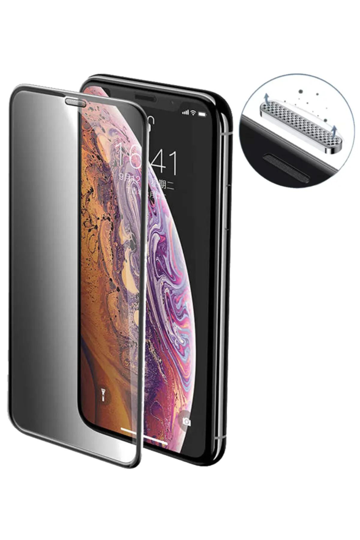 Just Cheap Store İphone 11 Pro Max Uyumlu 9D Tam Kaplayan Parmak İzi Birakmayan Ek