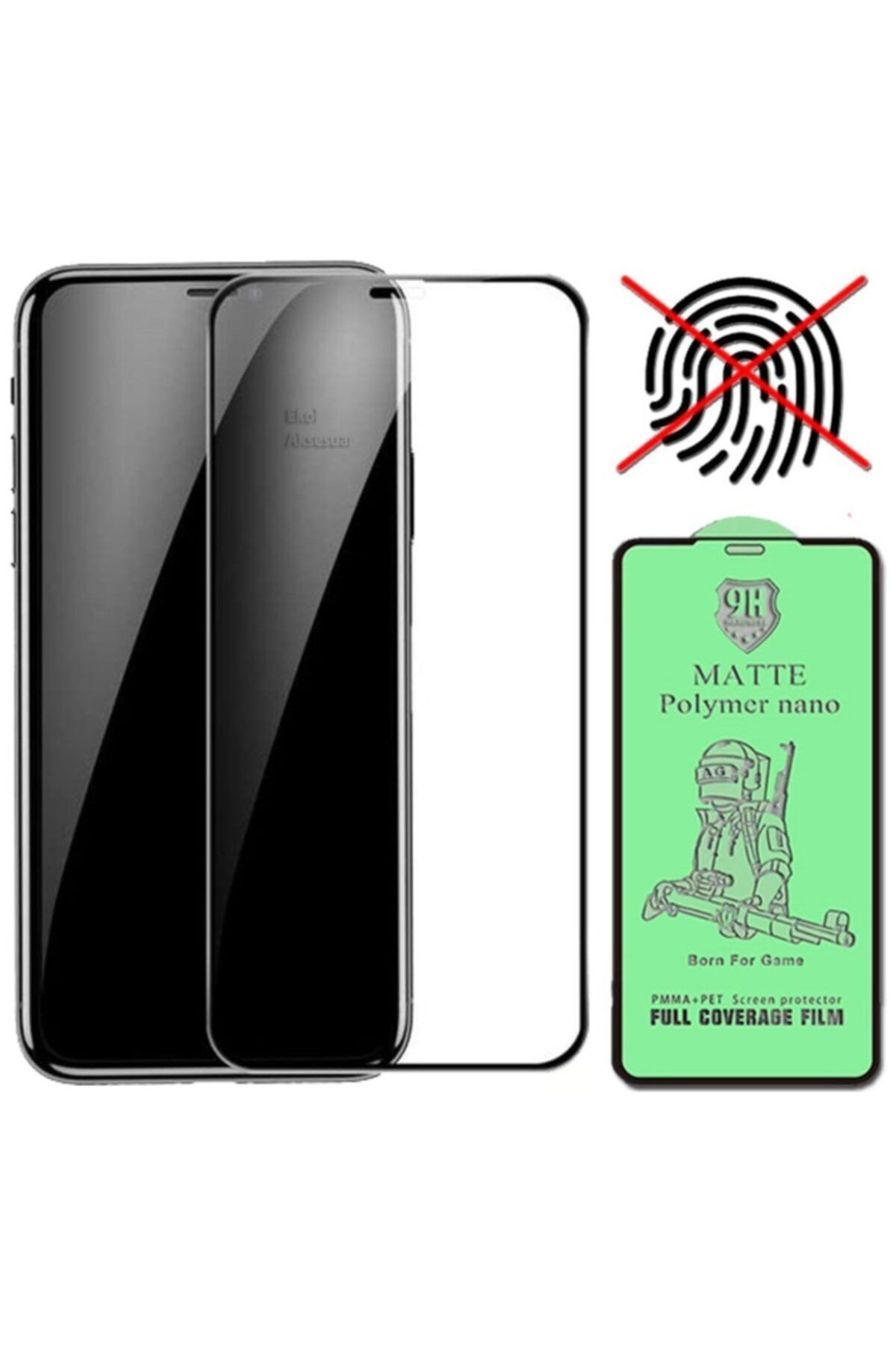Iphone 11 Pro Mat Seramik Nano 9d Tam Kaplayan Kırılmaz Cam