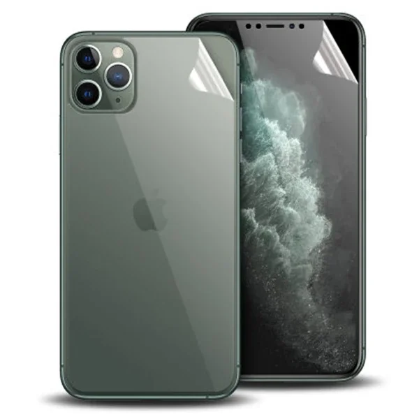 iPhone 11 Pro Max 6.7 Nano Hidrojel Film Set - Full Ön ve Arka Koruyucu