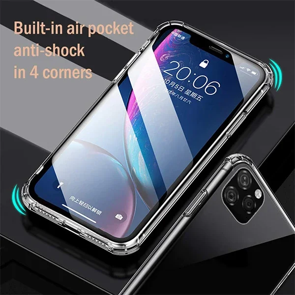 iPhone 11 Pro Max Anti-Drop Darbe Emici Silikon Kılıf - Ultra Koruma ve Şok Önleyici