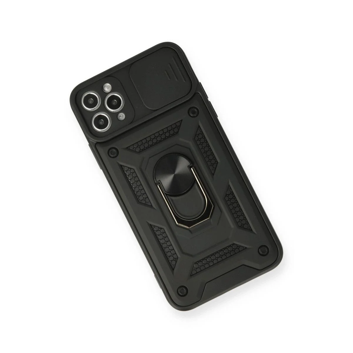 iPhone 11 Pro Max ile Uyumlu Silikon Kılıf - Lens Yüzüklü Siyah Fiyatı, Yorumları ve Özellikleri