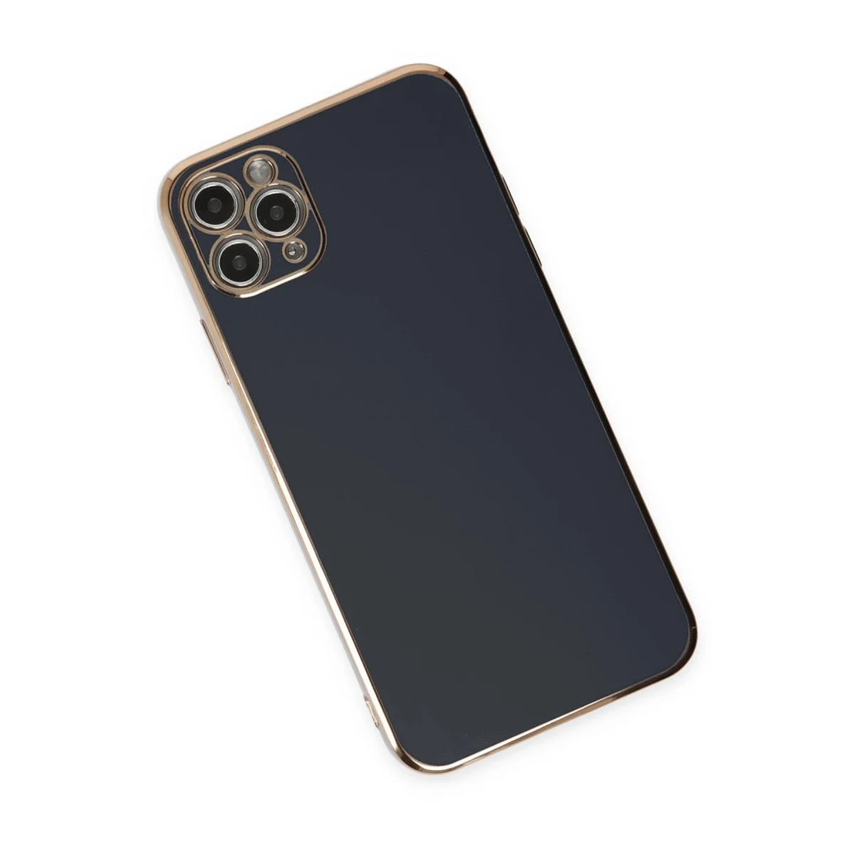 iPhone 11 Pro Max ile Uyumlu Silikon Kılıf - Siyah Volet Premium Koruma iPhone 11 Pro Max ile Uyumlu Silikon Kılıf - Siyah Volet Premium Koruma