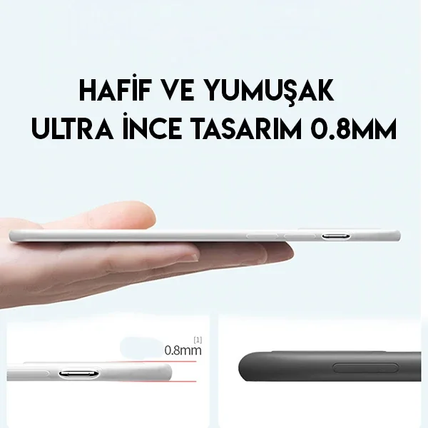 iPhone 11 Pro Max Kılıf Şeffaf Sıvı Silikon – Darbeye Çarpılmaz Koruma