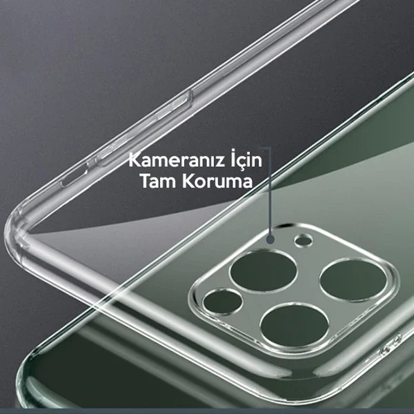 iPhone 11 Pro Max Kılıf 6.5'' Silikon Kamera Korumalı Darbe Emici