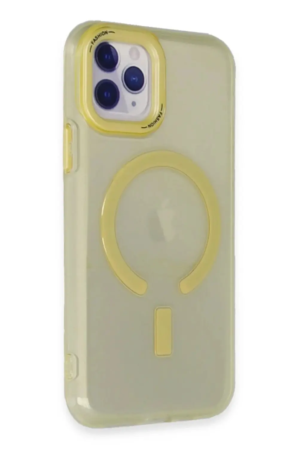 iPhone 11 Pro Max Kılıf Troy Magsafe Kapak - Sarı-(5796) iPhone 11 Pro Max Kılıf Troy Magsafe Kapak - Sarı-(5796)