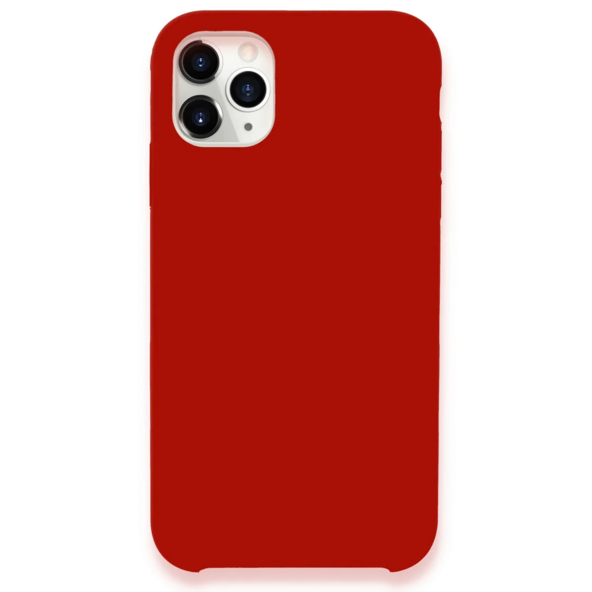 iPhone 11 Pro Max Lansman Legant Silikon Kılıf - Kırmızı