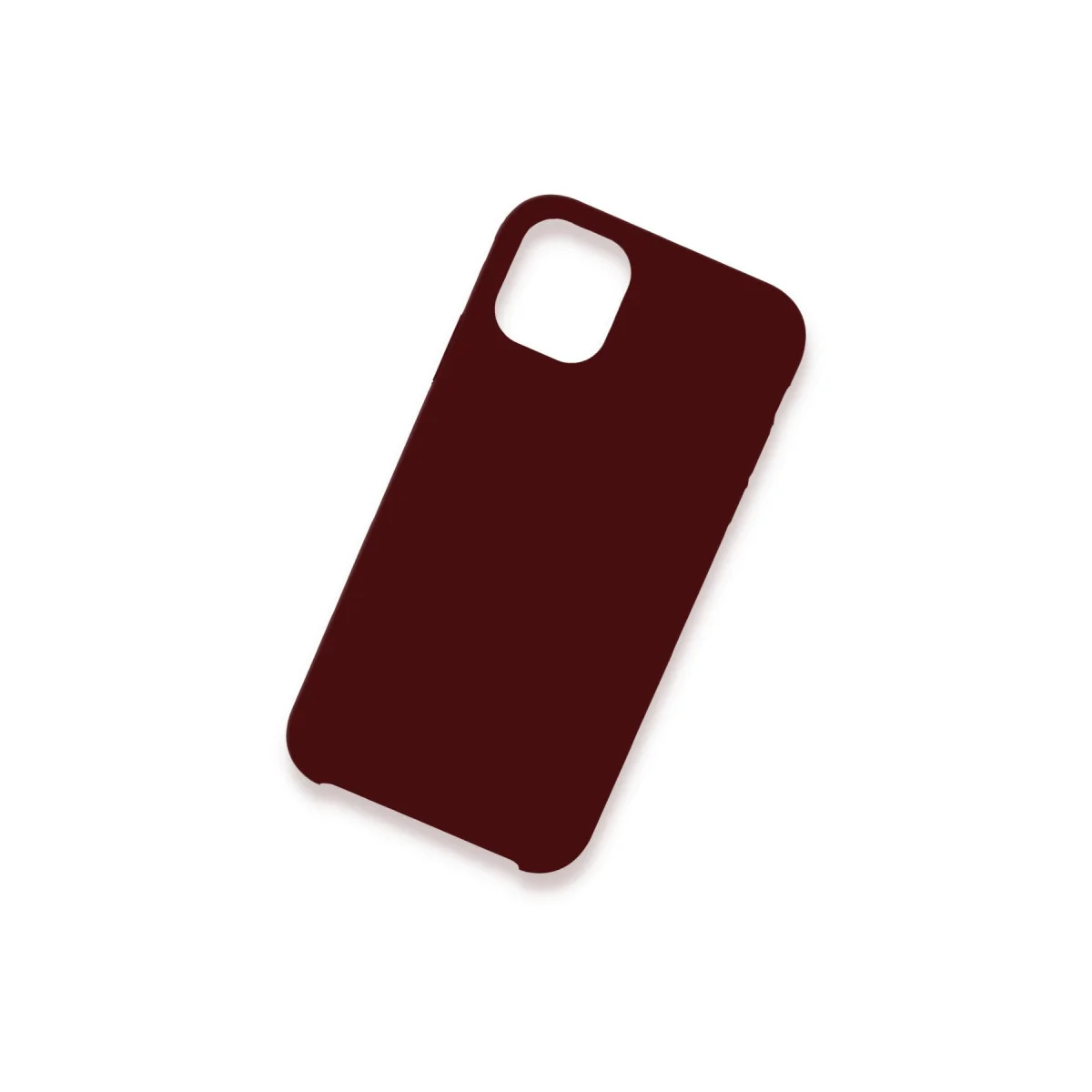 iPhone 11 Pro Max Lansman Legant Silikon Kılıf - Bordo Renk, Süet İçi Korumalı ve Su Geçirmez