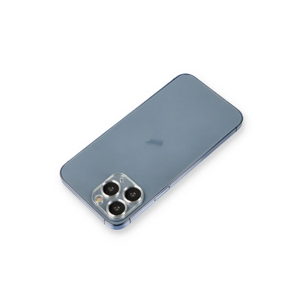 iPhone 11 Pro Max Metal Kamera Lens Koruma Camı - Gümüş