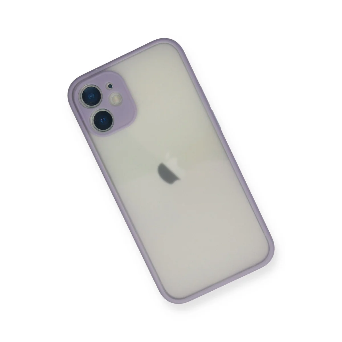 iPhone 11 Pro Max Montreal Silikon Kılıf - Mor Kamera Korumalı & Premium Tasarım