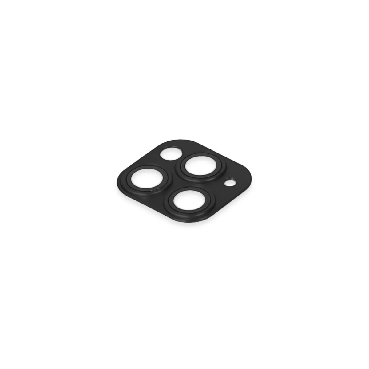iPhone 11 Pro Max Pers Alüminyum Kamera Lens Kalkanı - Siyah