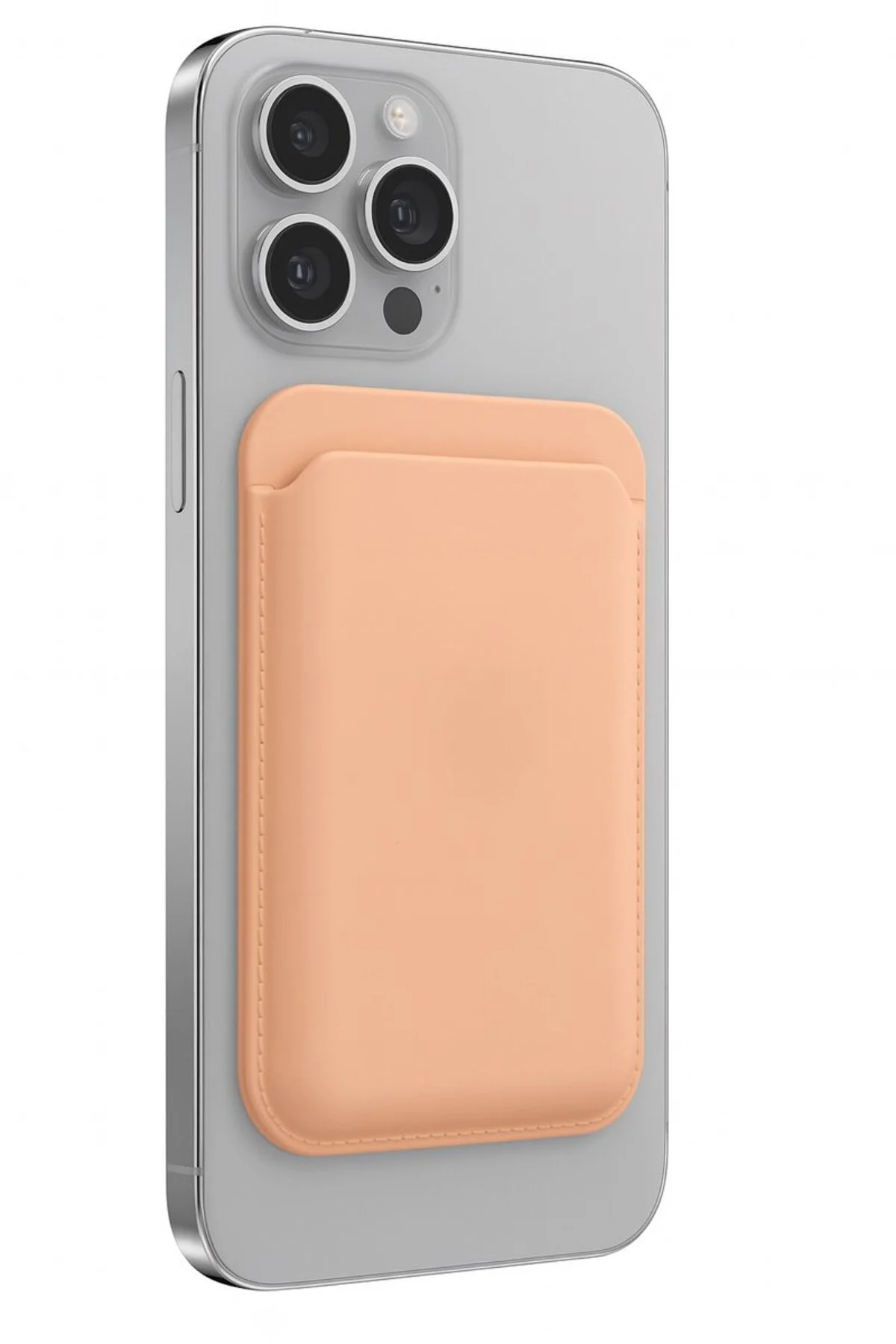 iPhone 11 Pro Max Pocka Magsafe Cüzdan Peachy Beige