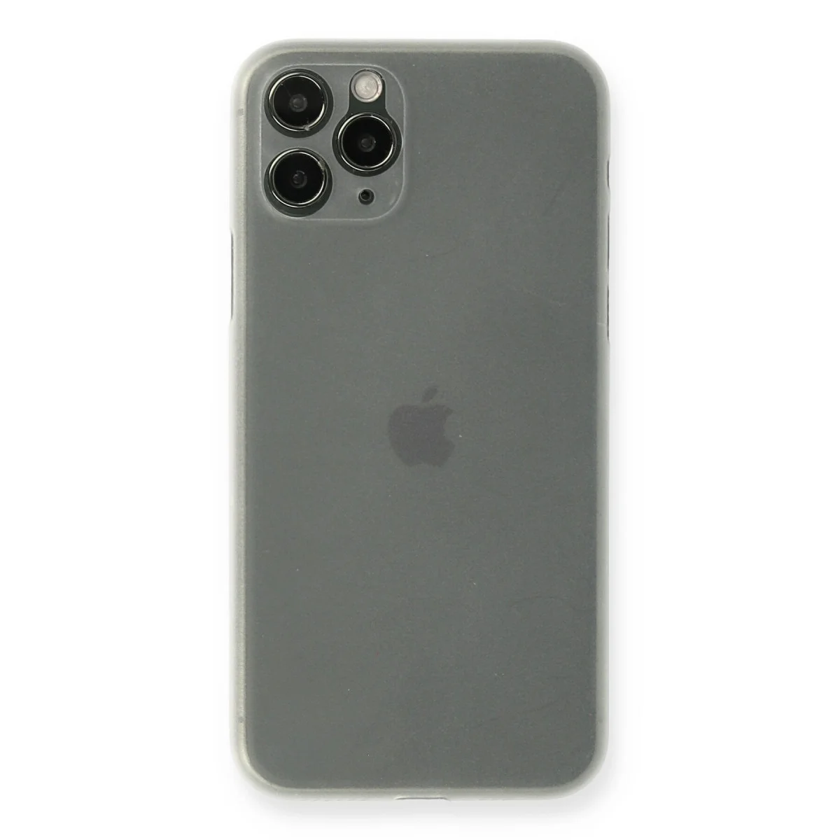 iPhone 11 Pro Max PP Ultra İnce Kılıf - Beyaz - Şık ve Koruyucu Çözüm