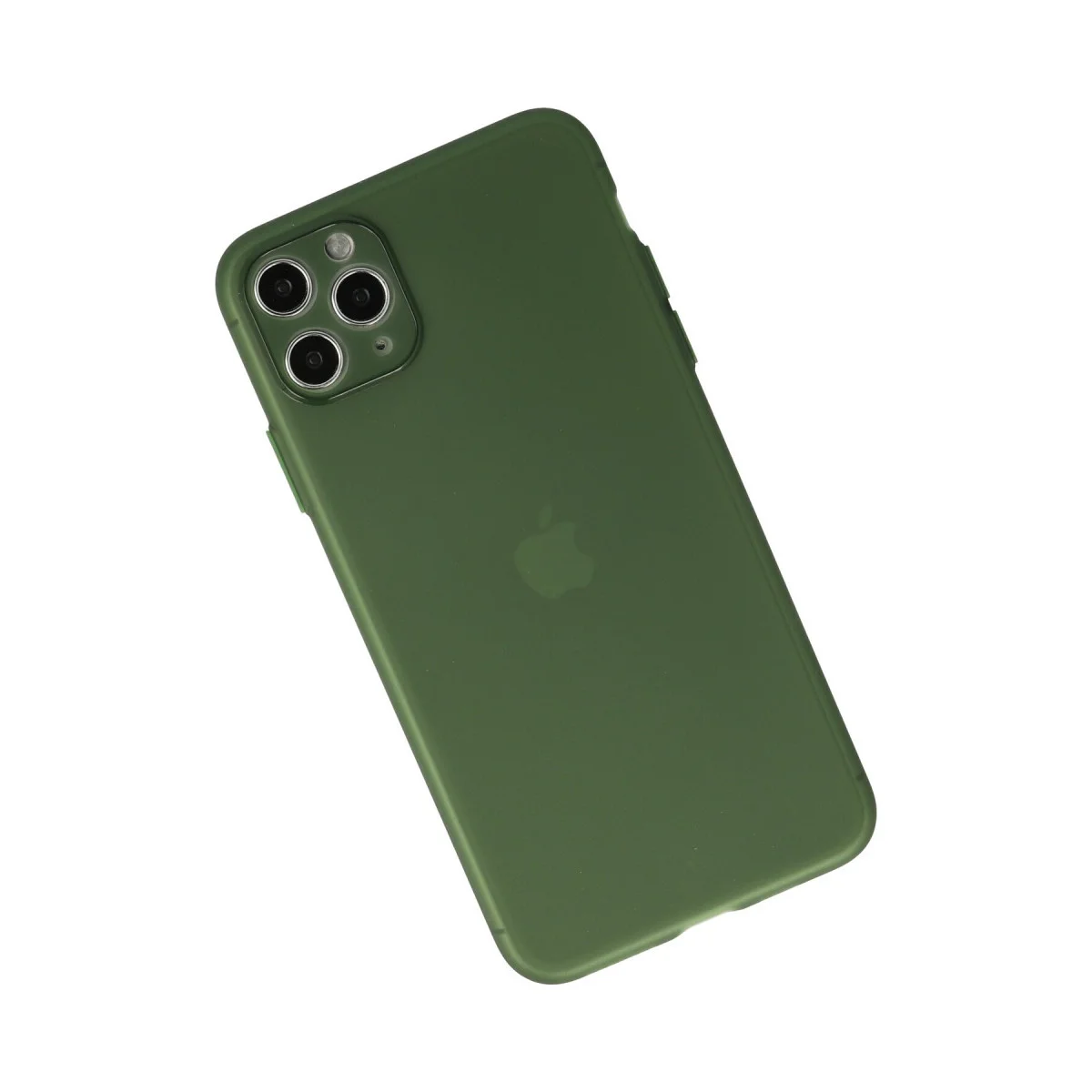 iPhone 11 Pro Max Silikon Kılıf Yeşil - Puma Mat Süper Koruyucu