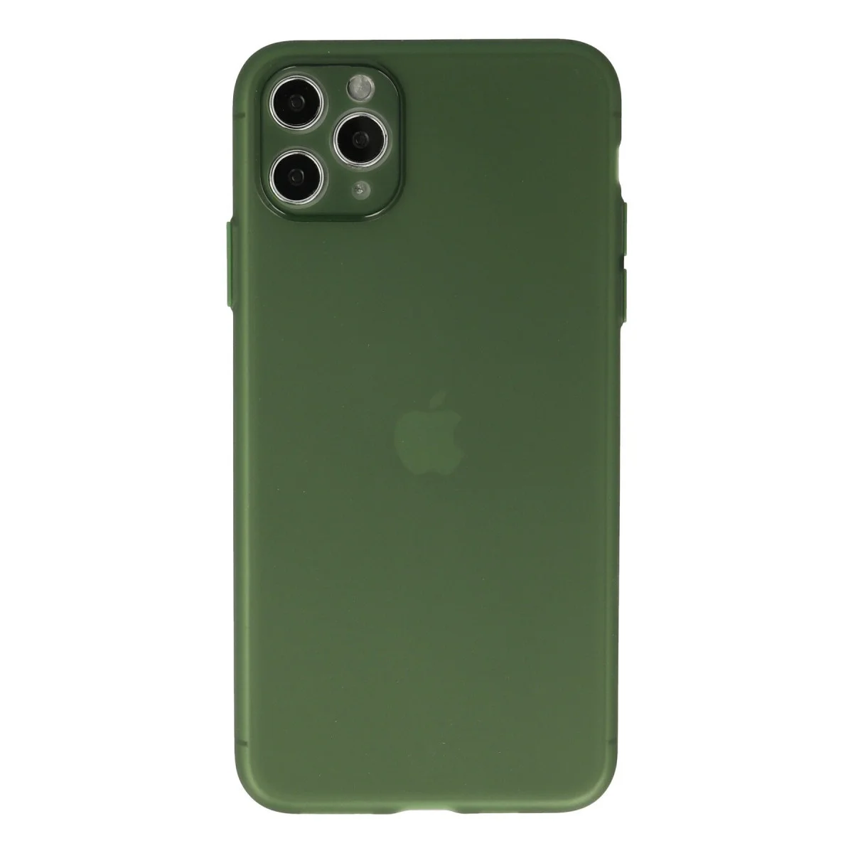 iPhone 11 Pro Max Silikon Kılıf Yeşil - Puma Mat Süper Koruyucu