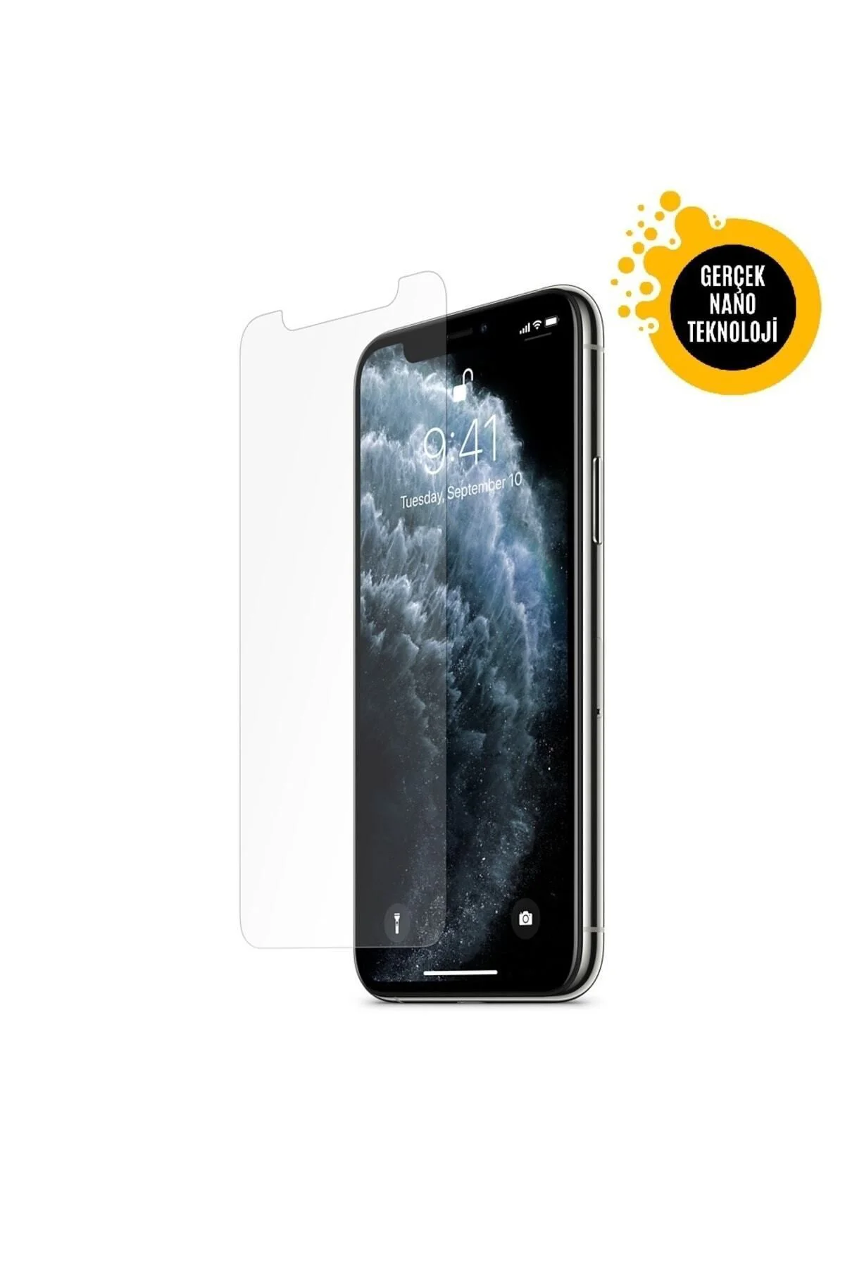Iphone 11 Pro Max Uyumlu Gerçek Nano Ekran Koruyucu Kırılmaz Cam - Extra İnce