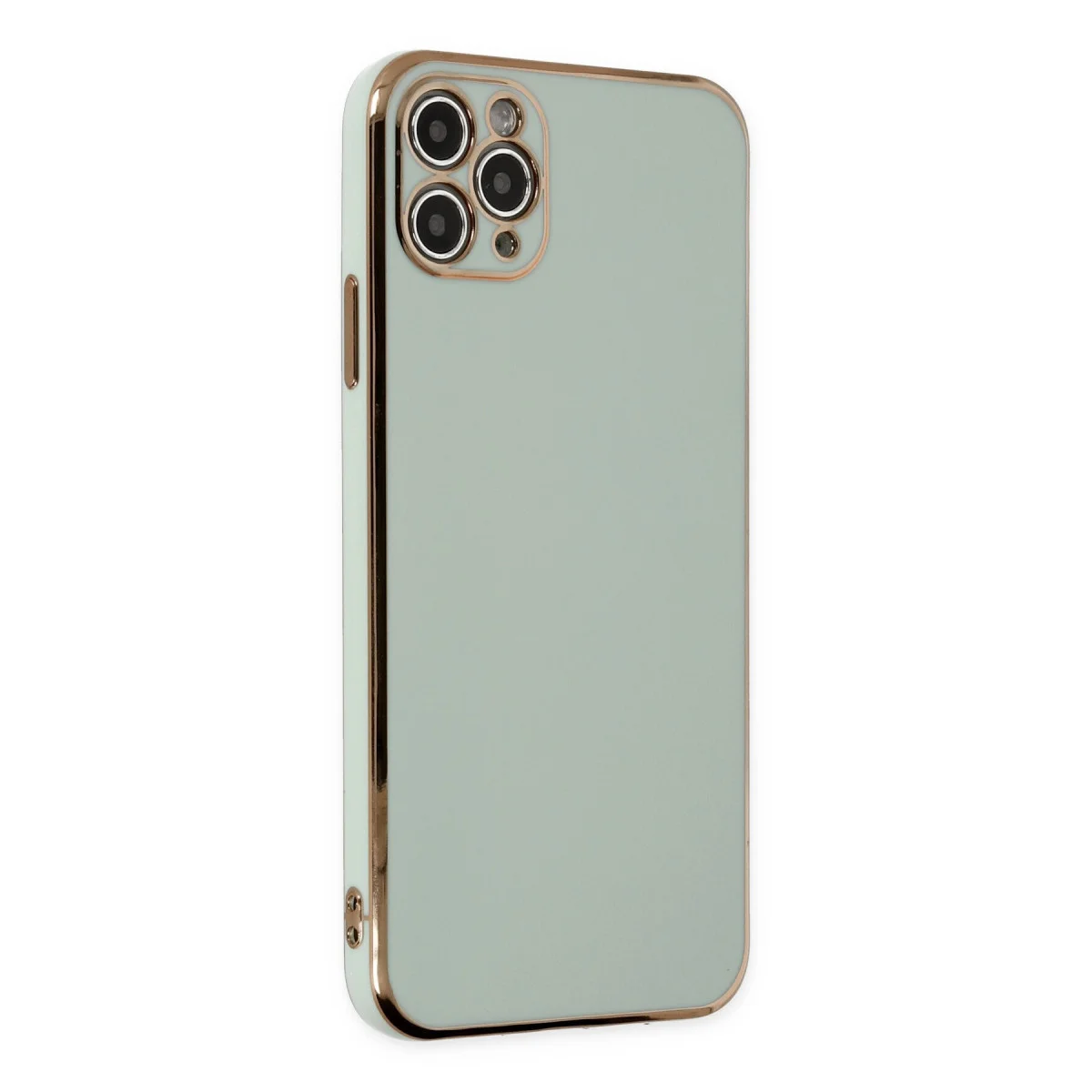 iPhone 11 Pro Max Volet Silikon Kılıf - Açık Yeşil (Premium Tasarım ve Tam Koruma)