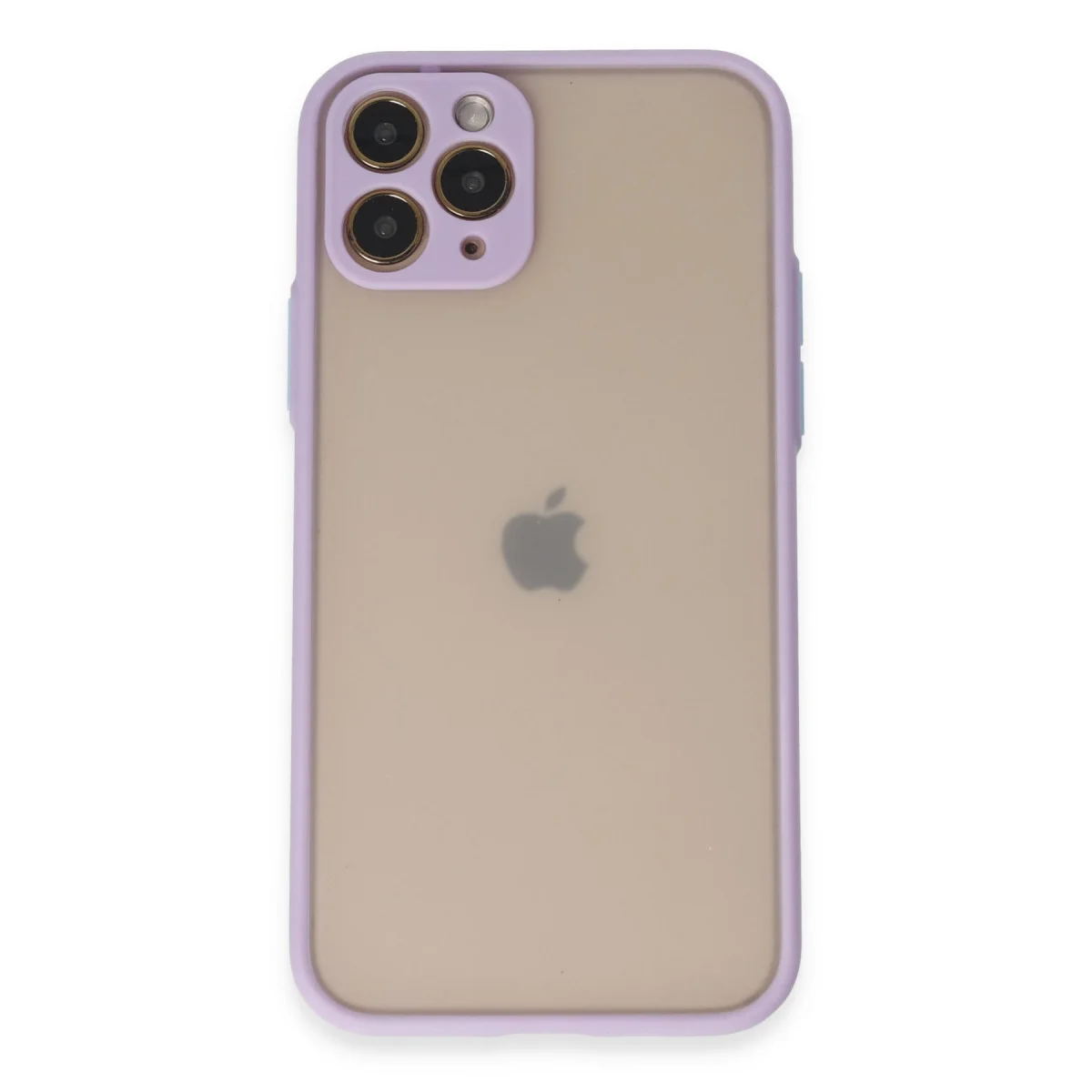 iPhone 11 Pro Montreal Silikon Kılıf - Mor - Yüksek Koruma ve Kamera Korumalı
