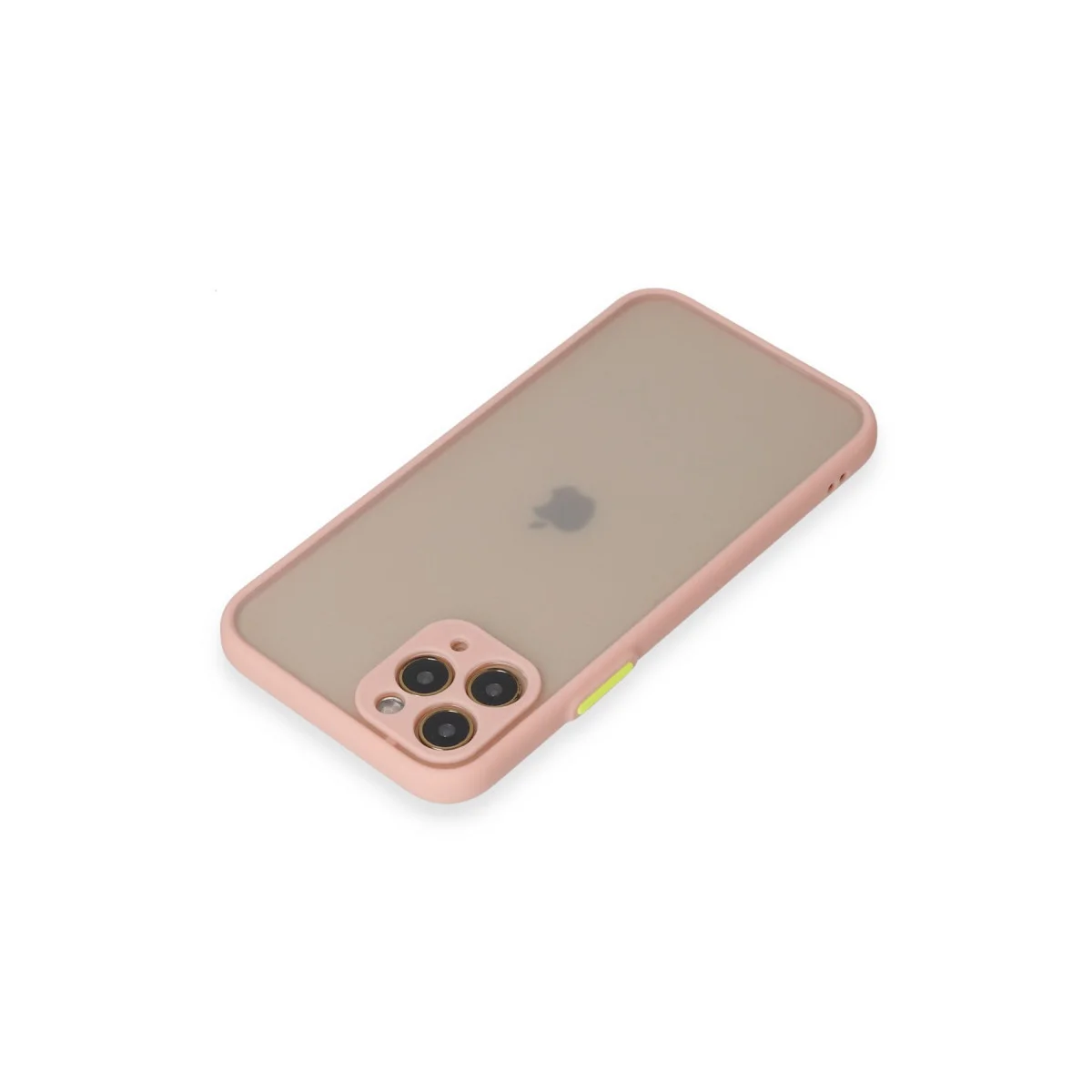 iPhone 11 Pro Montreal Silikon Kılıf - Pembe Kamera Korumalı