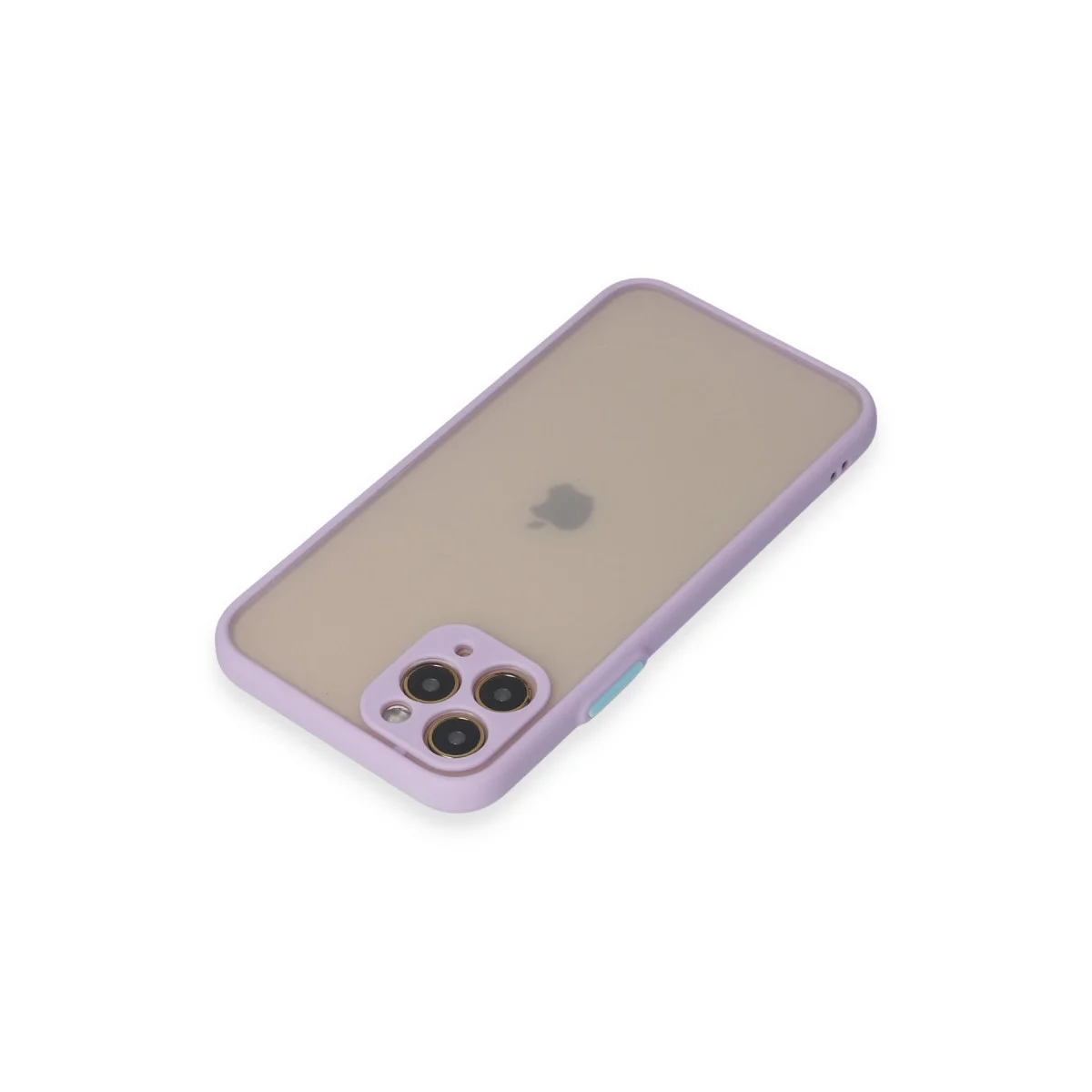iPhone 11 Pro Montreal Silikon Kılıf - Mor - Yüksek Koruma ve Kamera Korumalı