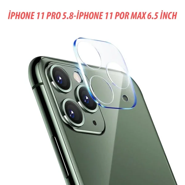 iPhone 11 Pro / Pro Max Kamera Camı Koruyucu – Kırılmaz Temperli Cam