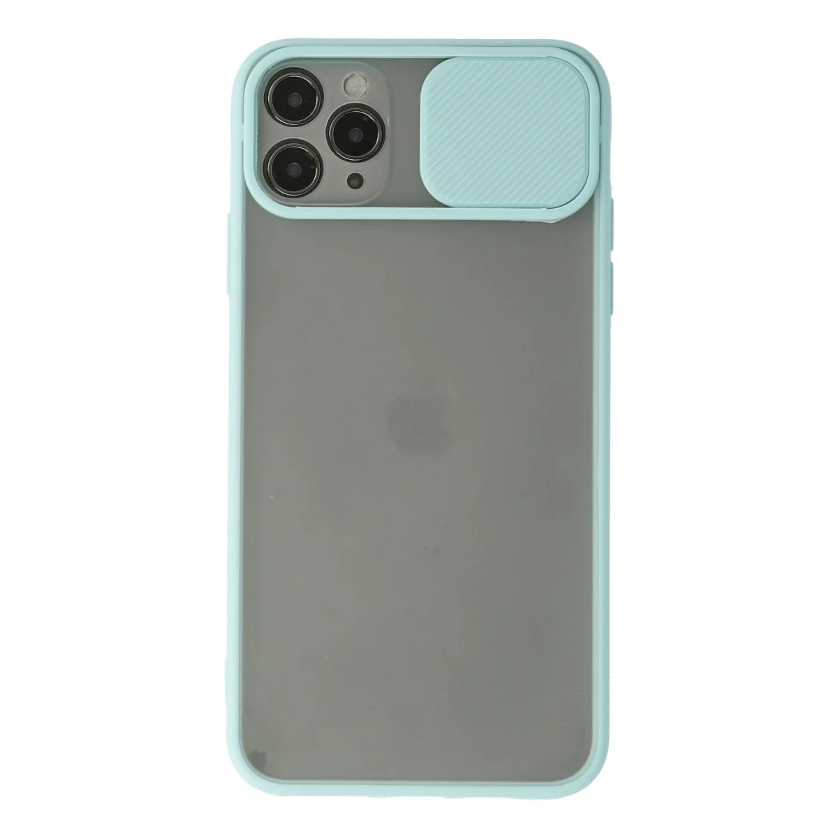 iPhone 11 Pro Silikon Kılıf - Palm Buzlu Kamera Sürgülü Turkuaz Koruma Kılıfı
