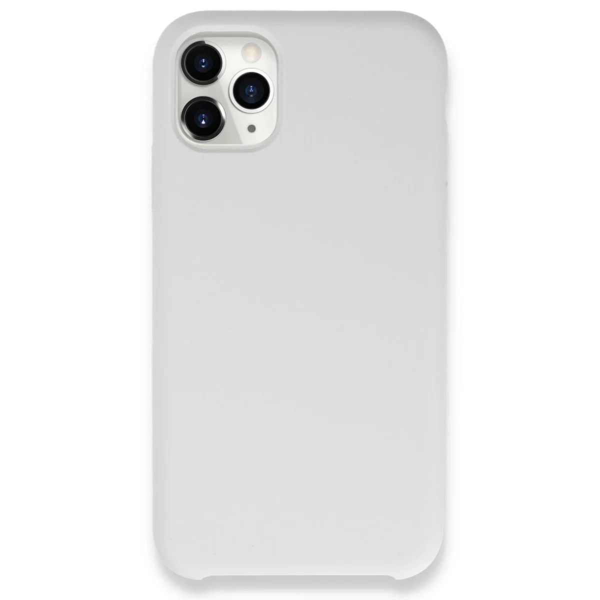 iPhone 11 Pro Silikon Kılıf - Lansman Legant İçi Kadifeli Beyaz Koruma
