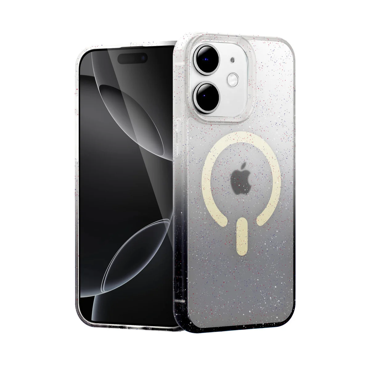 iPhone 11 Pummel Shiny Magsafe Kapak Siyah - Modern Tasarım ve Anti Parmak İzi