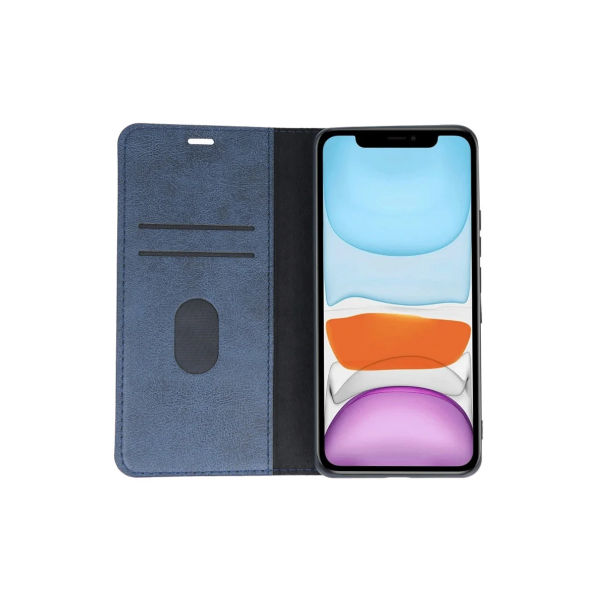 iPhone 11 Trend S Plus Kapaklı Kılıf - Siyah Güvenli ve Fonksiyonel Kılıf