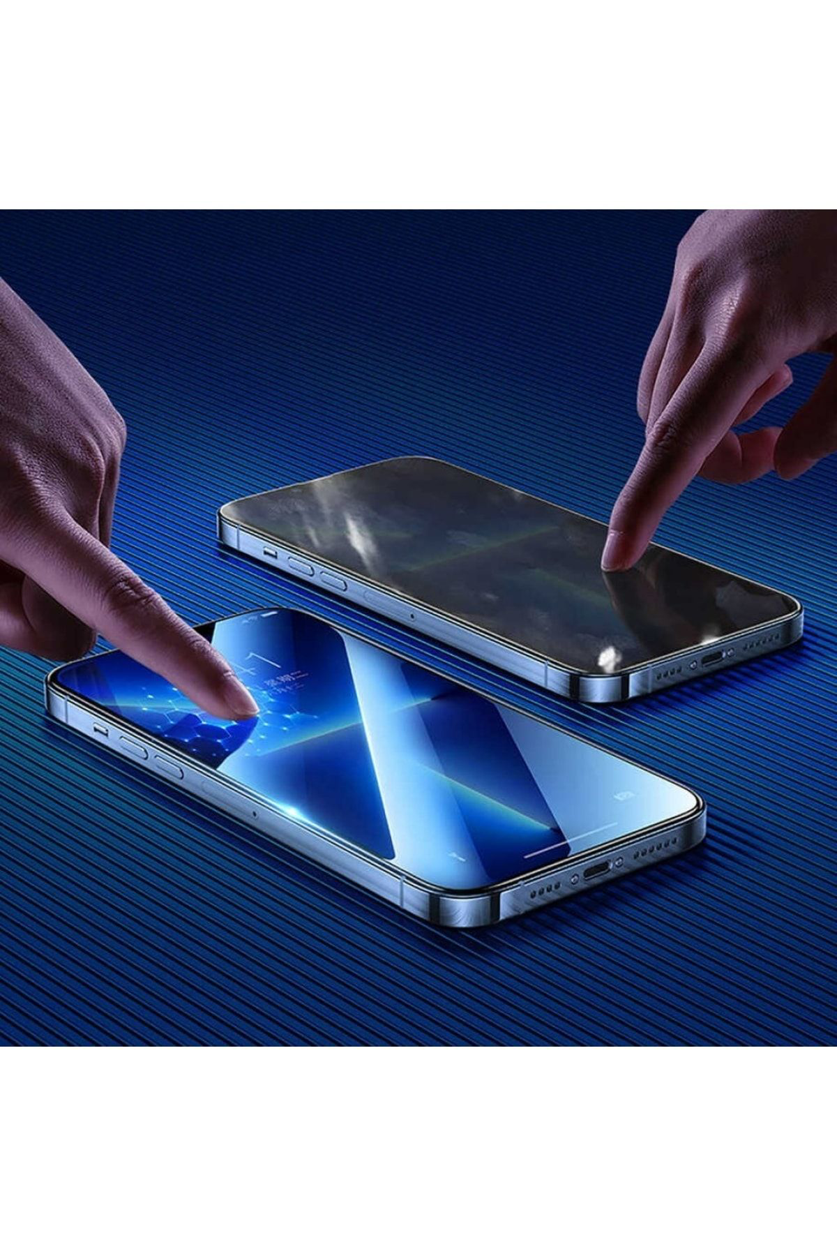 Iphone 11 Uyumlu Mat Hayalet Ekran Gizli Tam Kaplayan Kırılmaz Ca