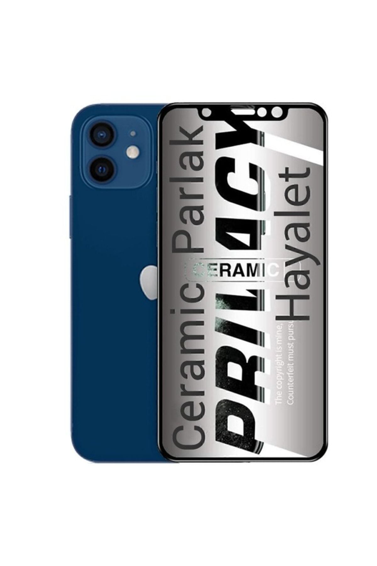 Iphone 11 Uyumlu Seramik Hayalet Ekran Görünmez Tam Kaplayan 5d A
