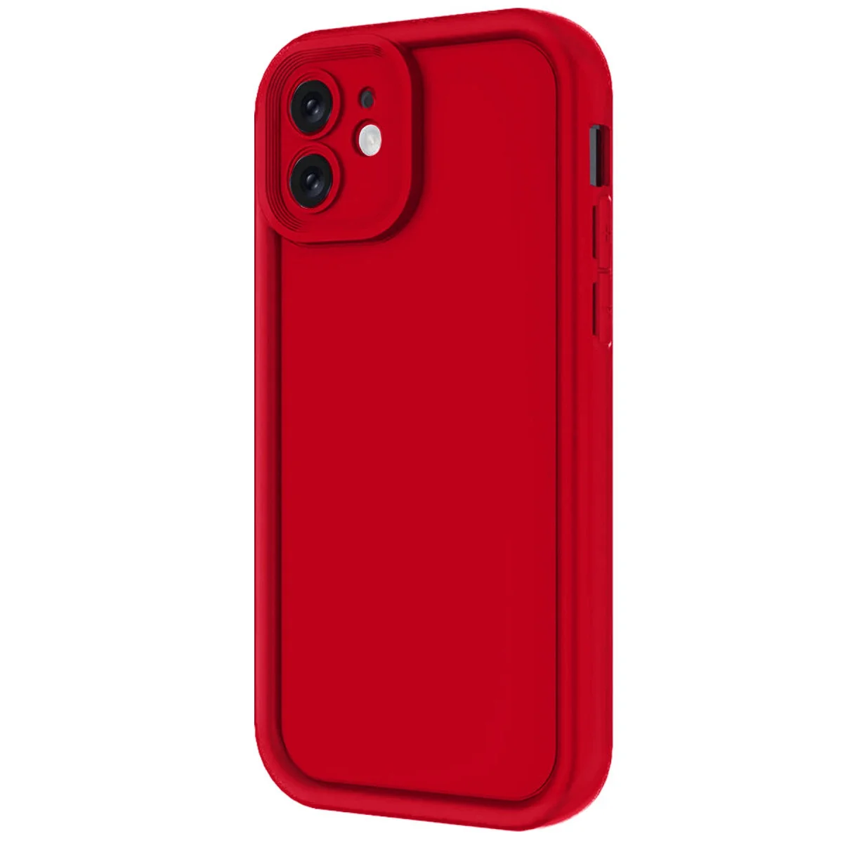 iPhone 11 Viera Silikon Kılıf - Kırmızı (Mat ve Tüm Slotlara Uyumlu) - Maksimum Koruma