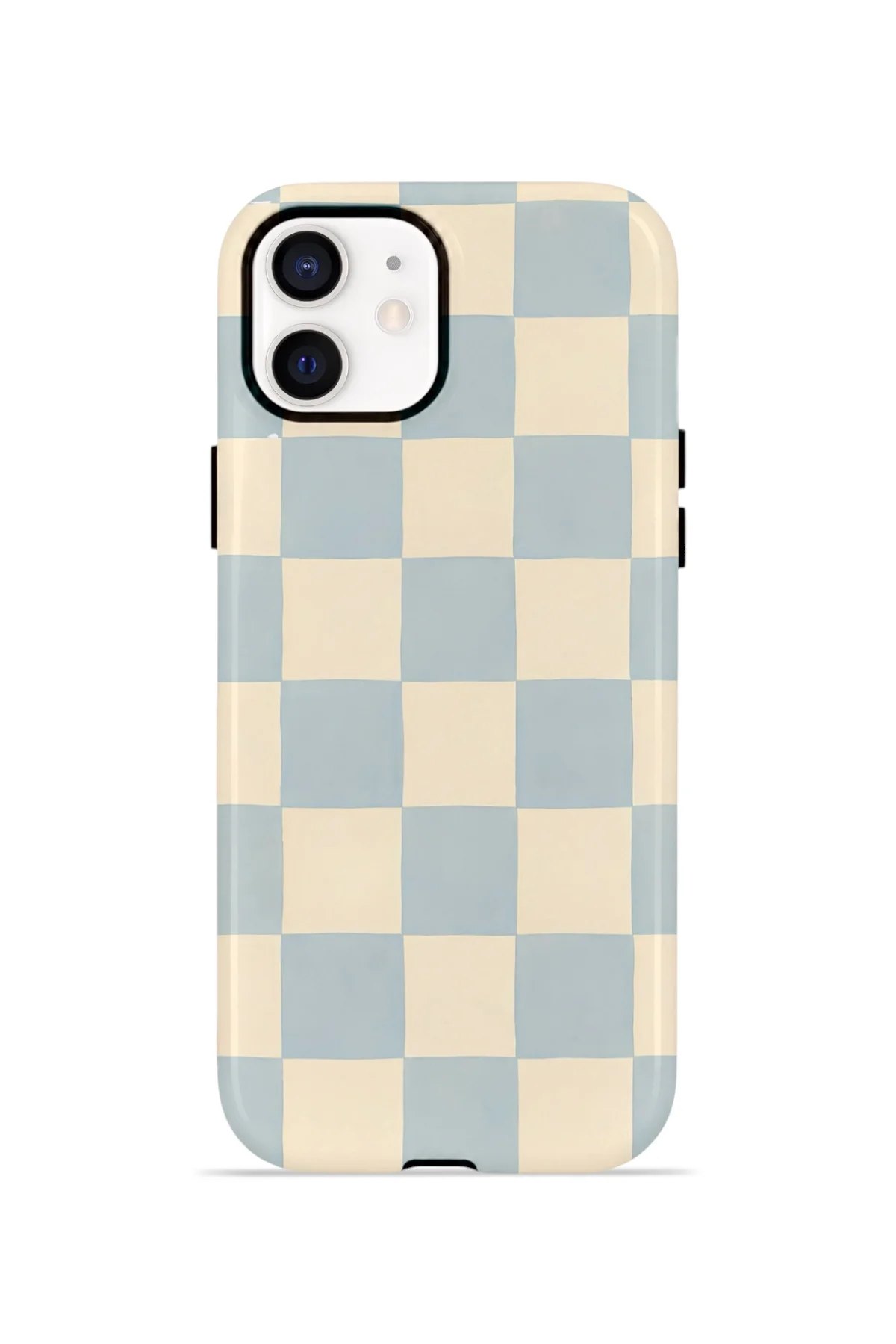 iPhone 11 Vorian Çift Katmanlı MagSafe Kılıf Powder Blue Checker