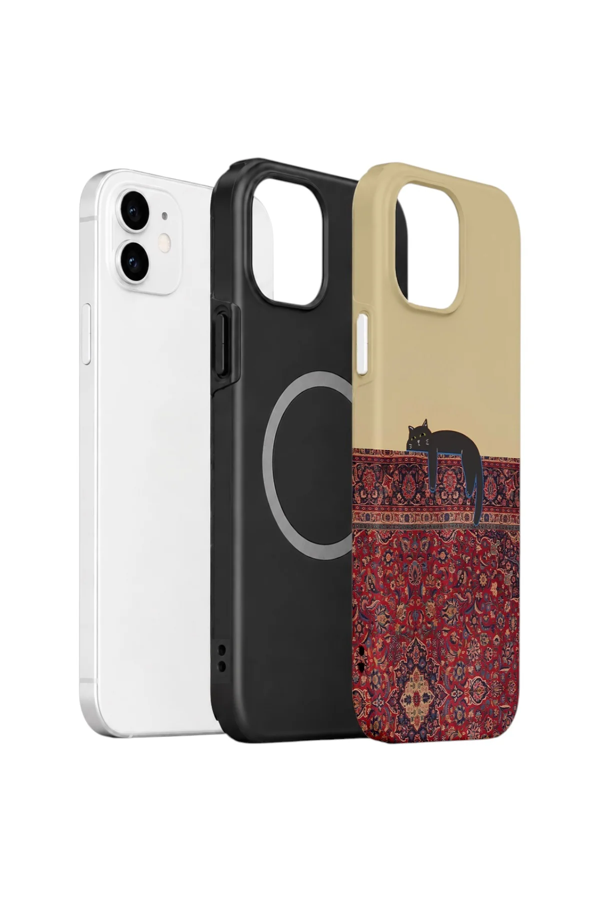 iPhone 11 Vorian Çift Katmanlı MagSafe Kılıf Persian Cat Lounge