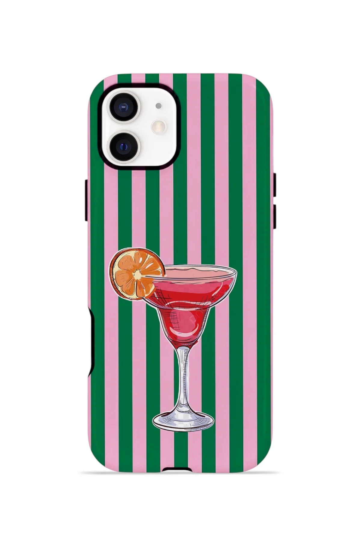 iPhone 11 Vorian Çift Katmanlı MagSafe Kılıf Pink Citrus Cocktail