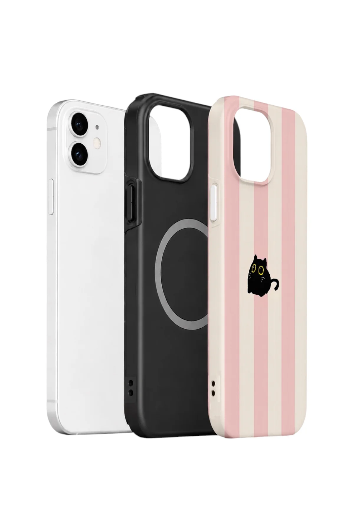 iPhone 11 Vorian Çift Katmanlı MagSafe Kılıf Midnight Cat Stripe iPhone 11 Vorian Çift Katmanlı MagSafe Kılıf Midnight Cat Stripe