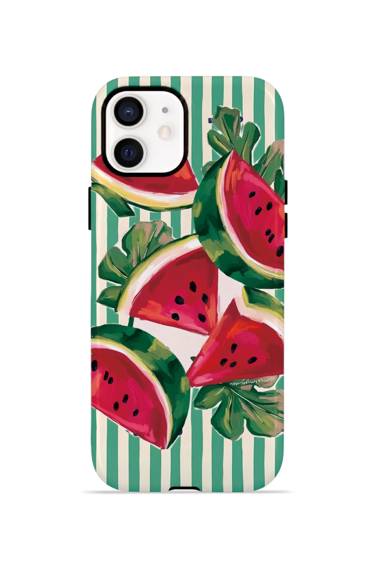 iPhone 11 Vorian Çift Katmanlı MagSafe Kılıf Watermelon Cabana