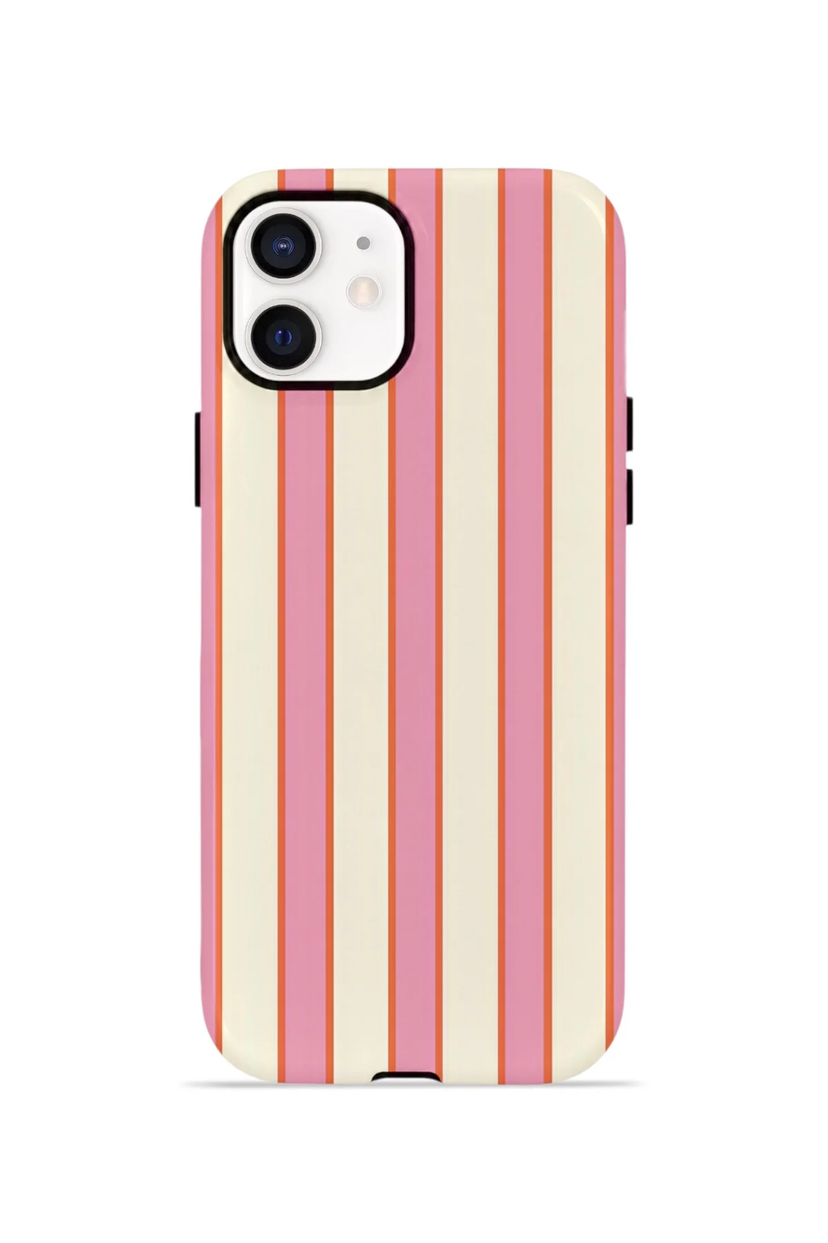 iPhone 11 Vorian Çift Katmanlı MagSafe Kılıf Sunset Candy Stripe