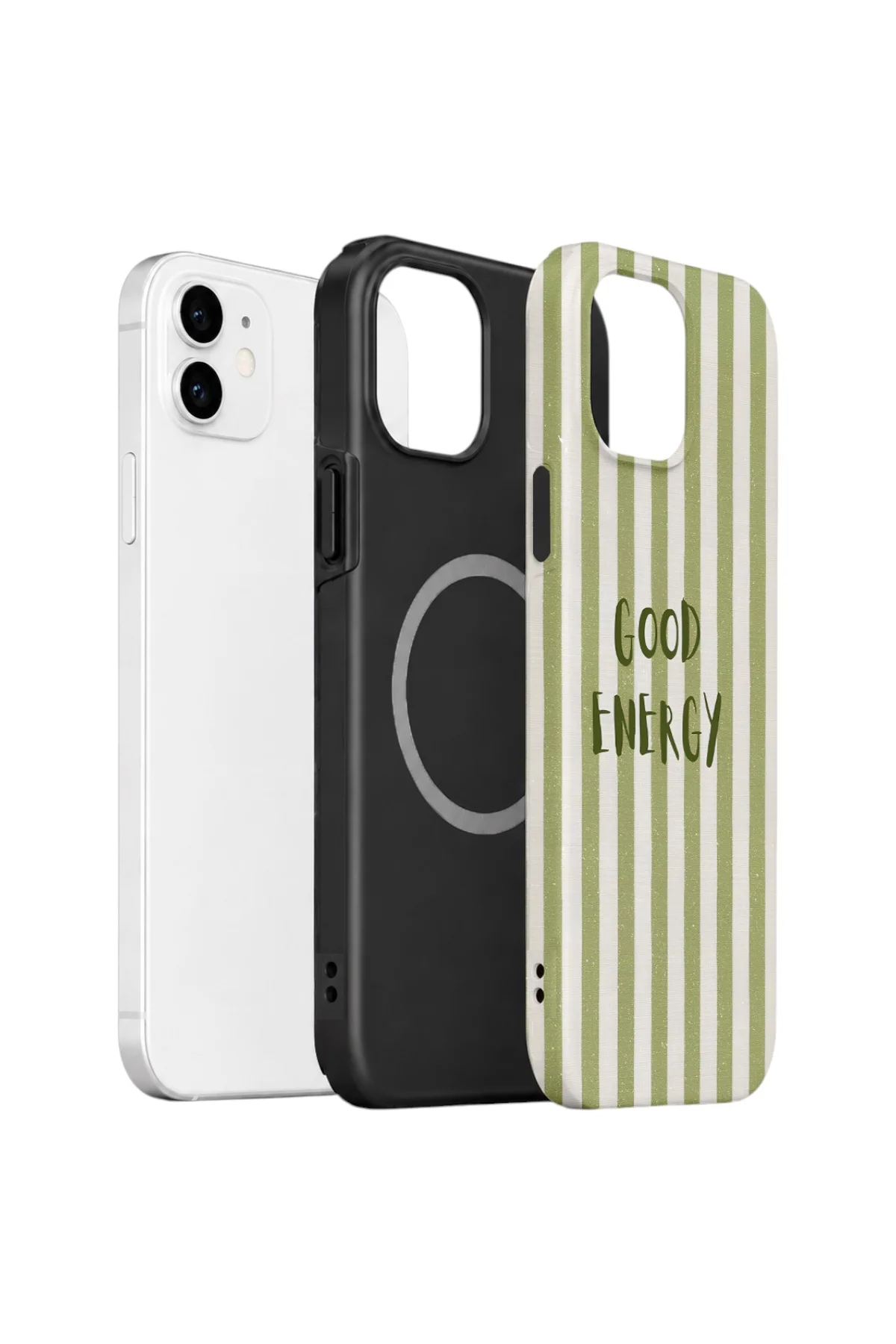 iPhone 11 Vorian Çift Katmanlı MagSafe Kılıf Good Energy Olive