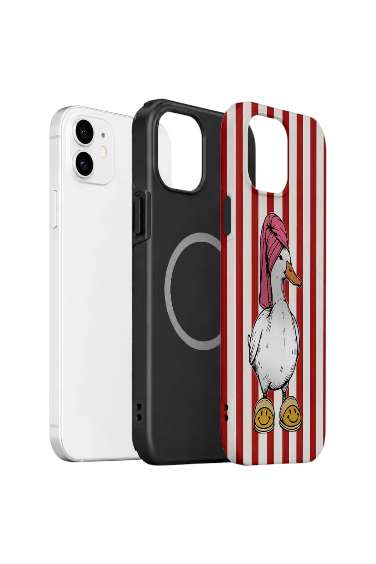 iPhone 11 Vorian Çift Katmanlı MagSafe Kılıf Duchess Duck