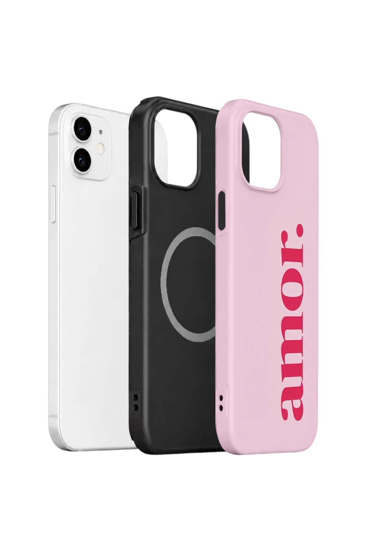 iPhone 11 Vorian Çift Katmanlı Magsafe Kılıf Amour Pink