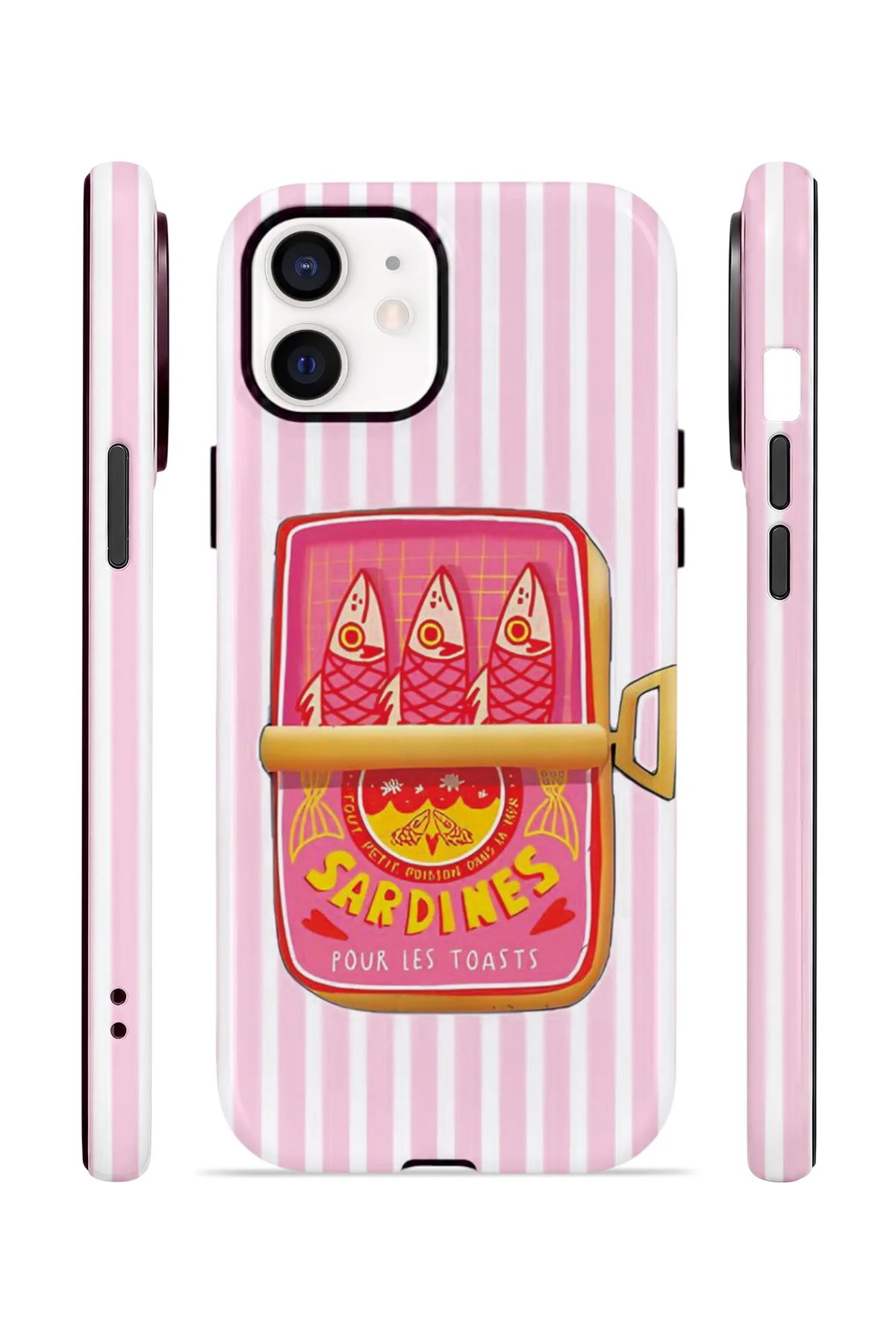 iPhone 11 Vorian Çift Katmanlı MagSafe Kılıf Sardine Club Pink