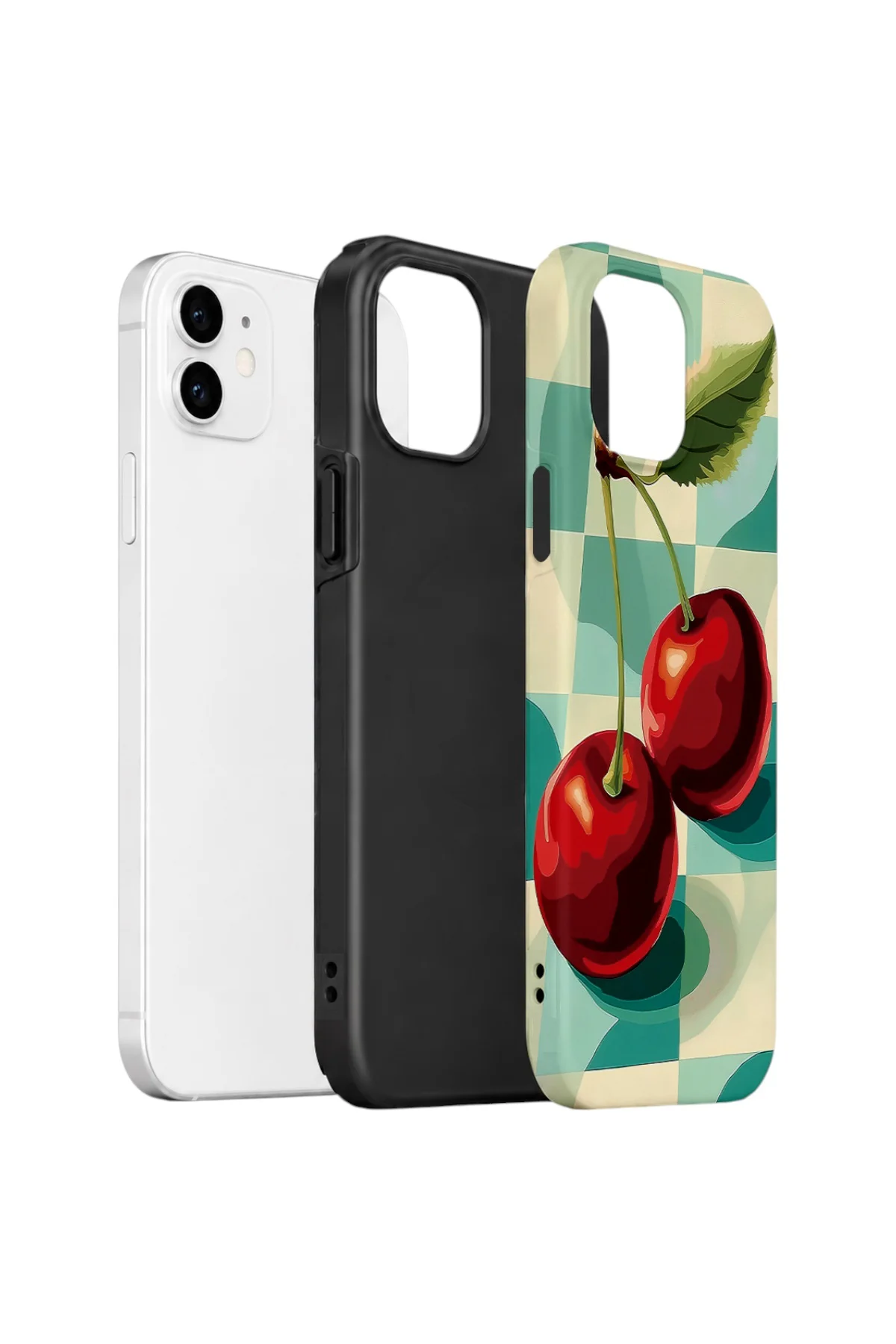 iPhone 11 Vorian Yough Kılıf Retro Cherry Pop