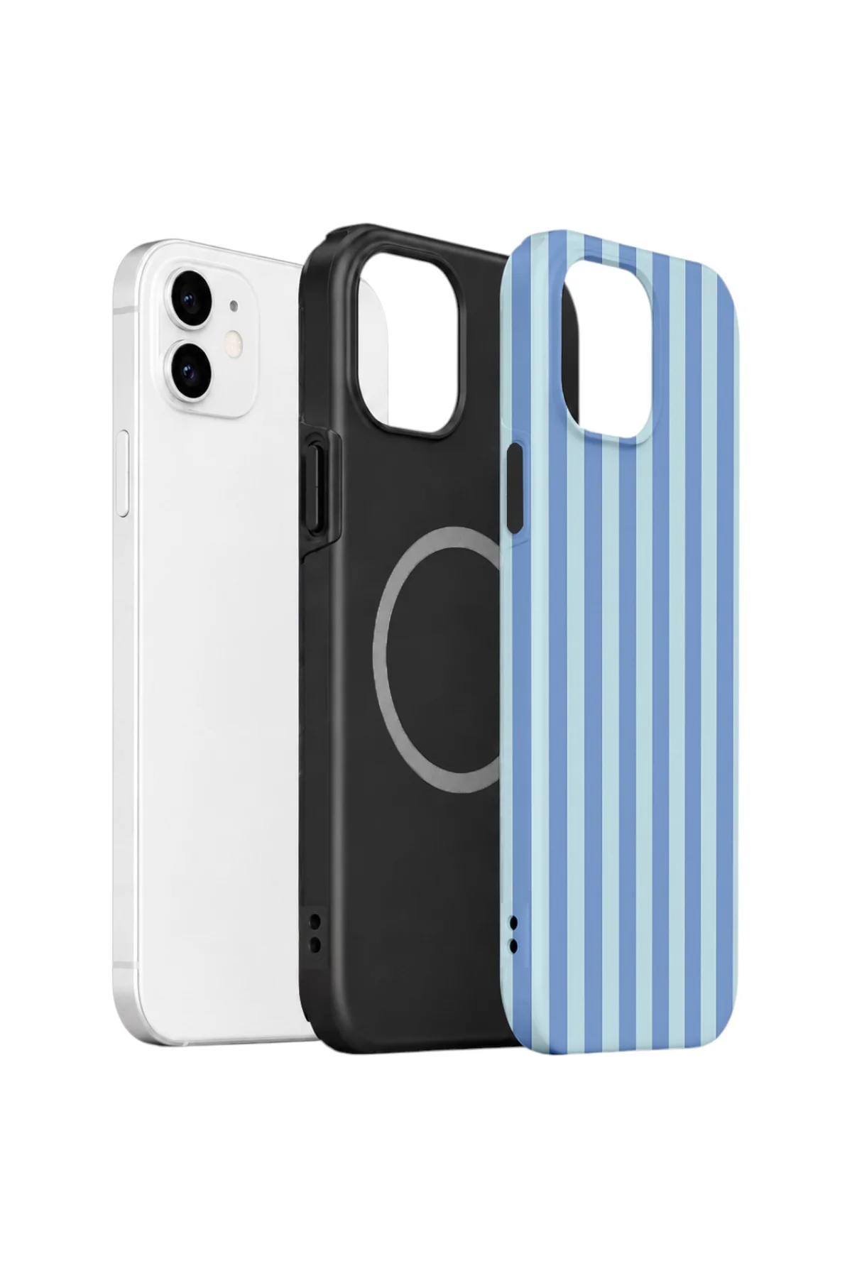 iPhone 11 Vorian Yough Magsafe Kılıf Blue Gelato Stripe